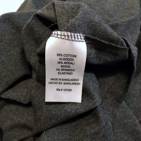 Tahari NWT Charcoal Pocket Tee Men XXL - Picture 10 of 12